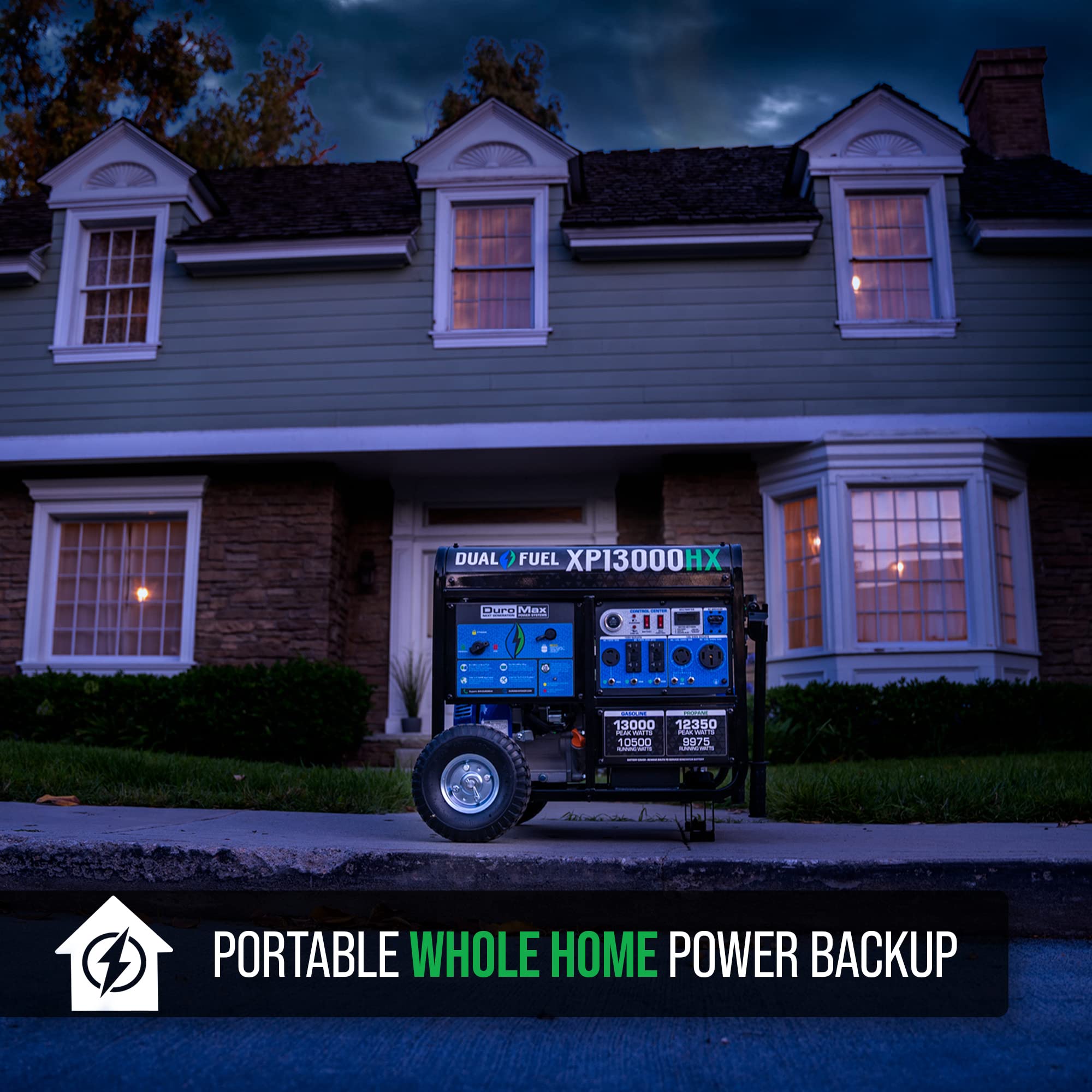 DuroMax XP13000HX Portable Generator Blue