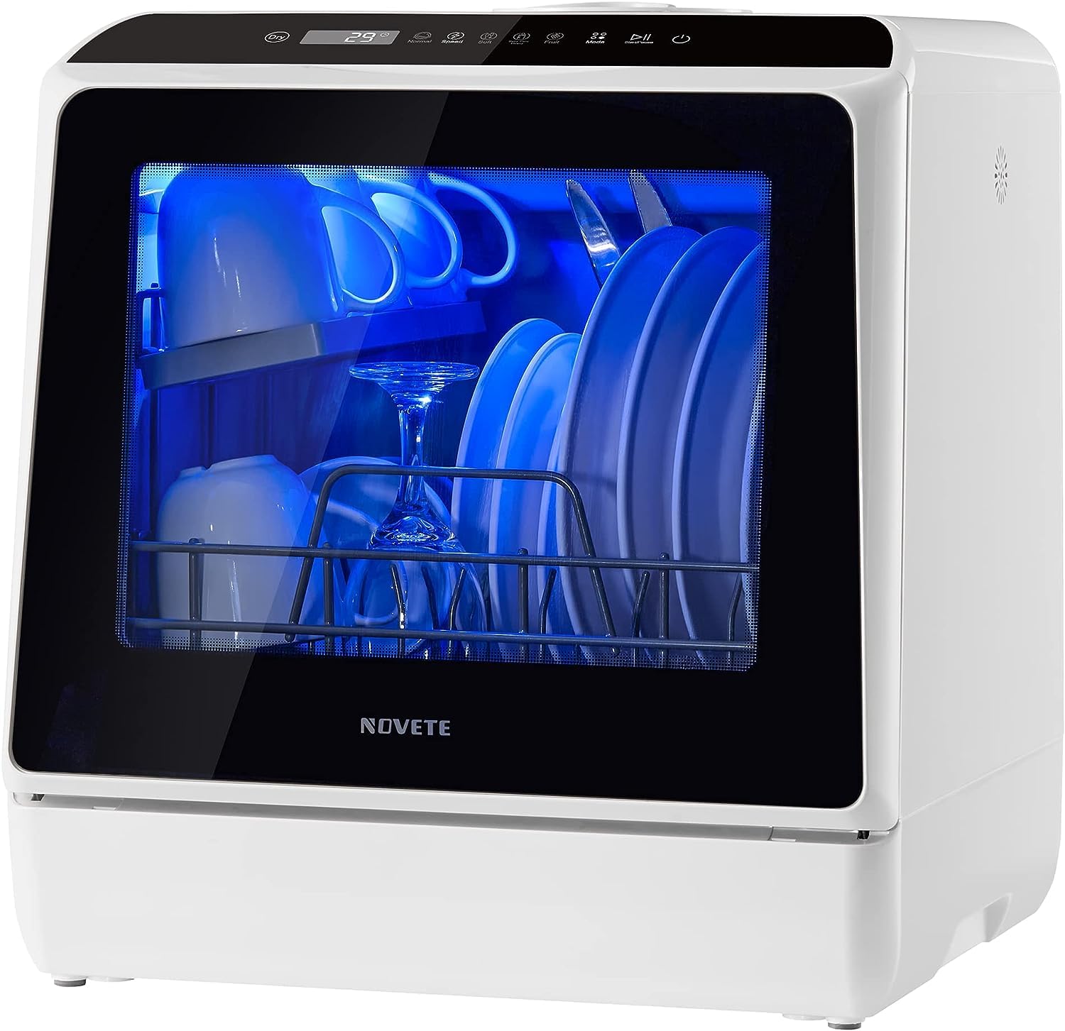 Countertop Dishwasher NOVETE Dishwashers Apartments