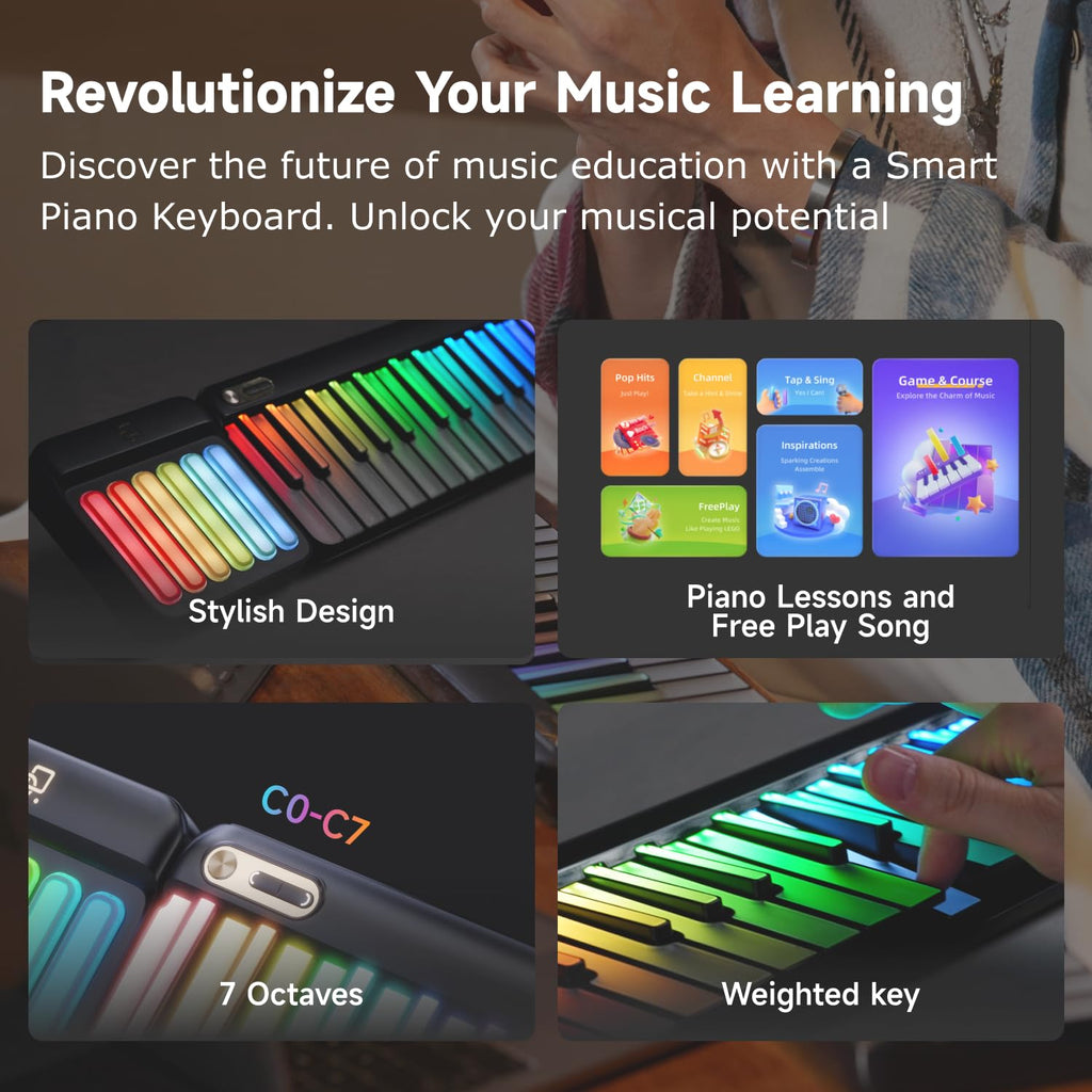 PopuPiano Smart Piano Keyboard Interactive