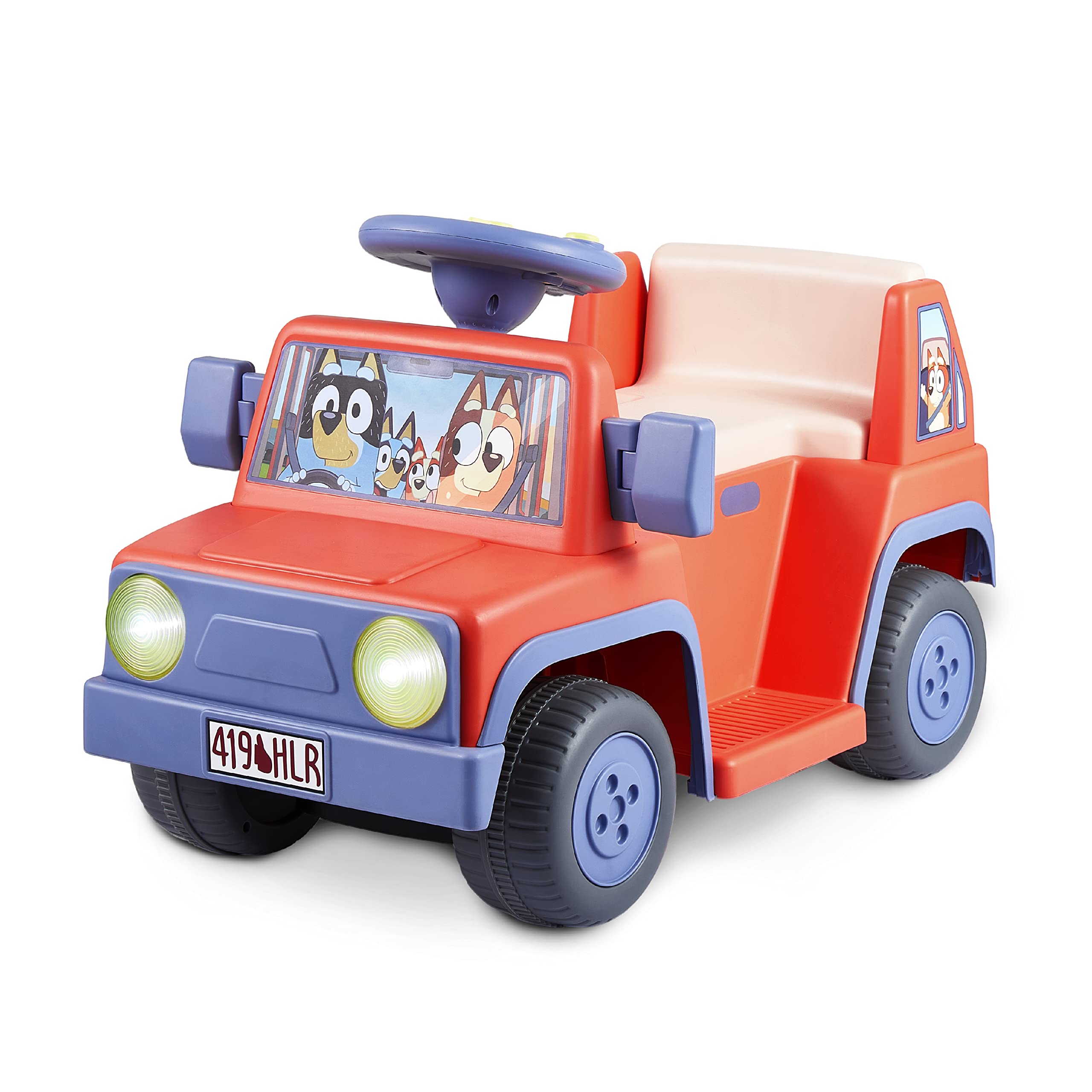 Bluey Ride Car Toddlers Rechargeable