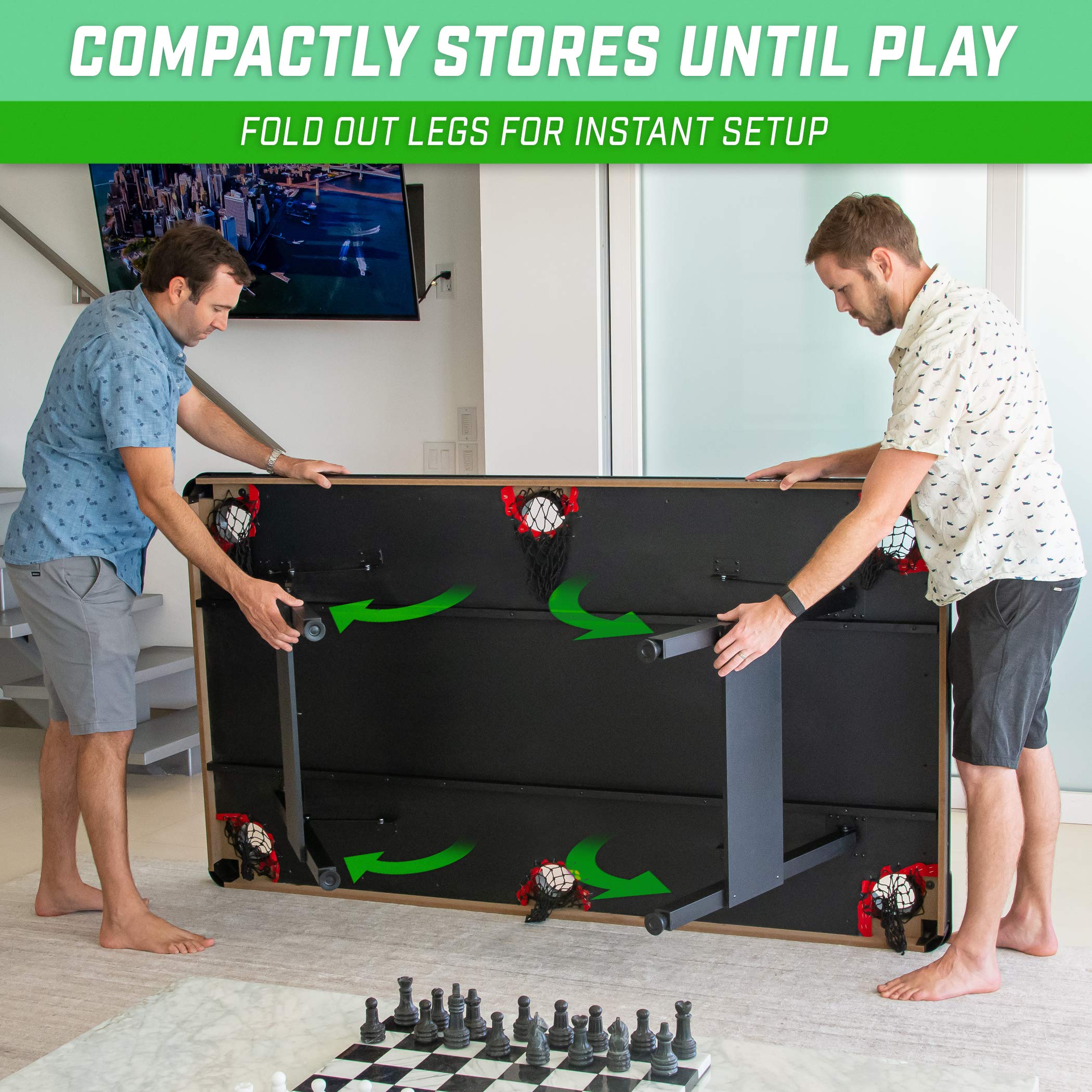 GoSports Billiards Table Portable Sticks