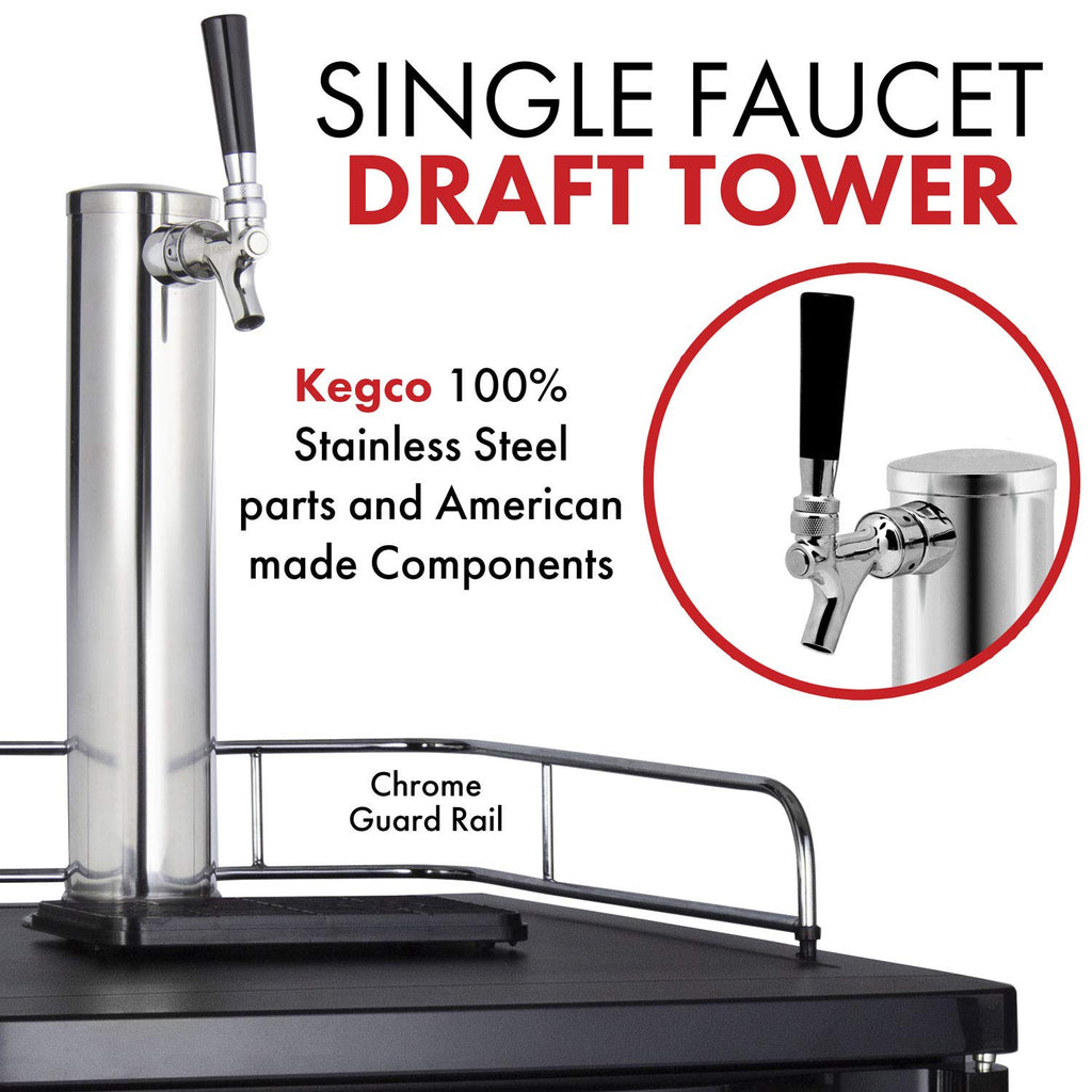Kegco K199SS 1 Kegerator Stainless Steel