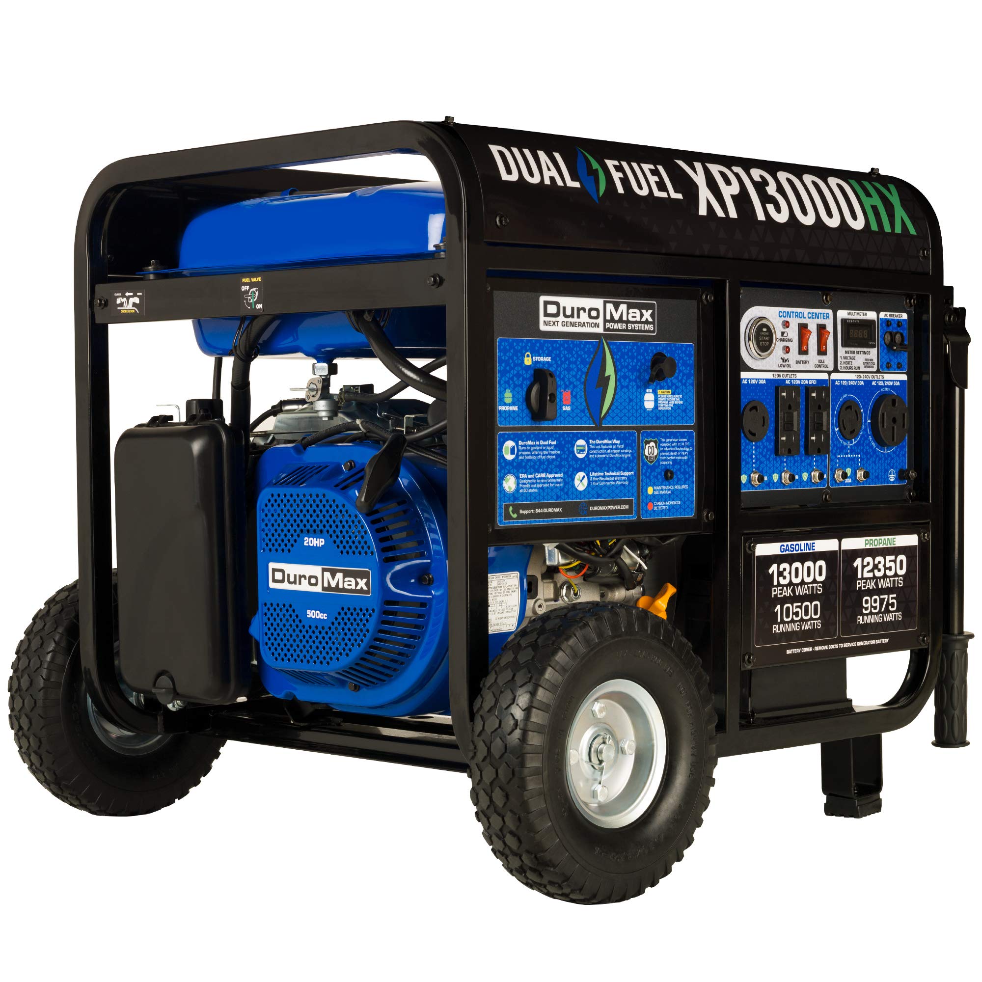 DuroMax XP13000HX Portable Generator Blue