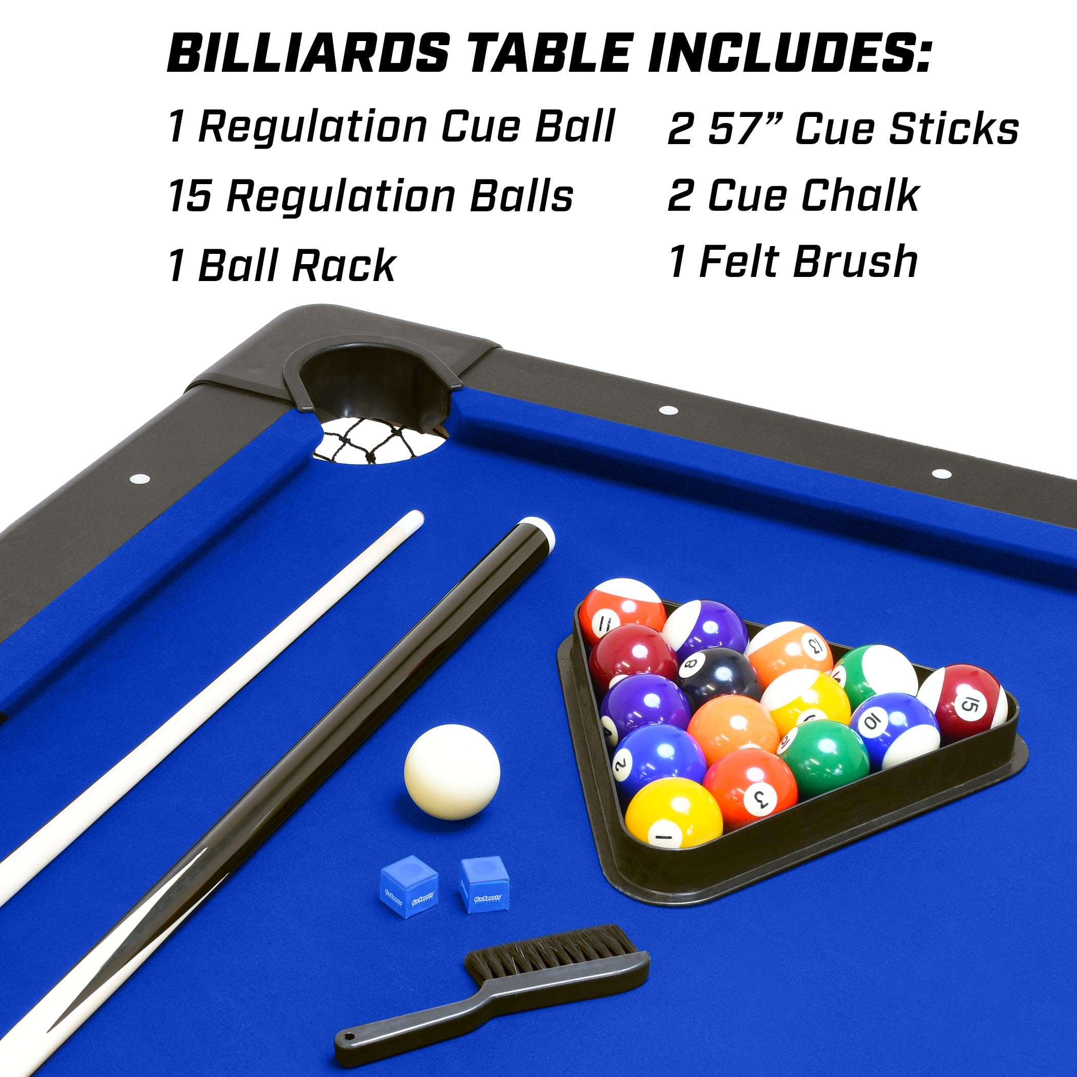 GoSports Billiards Table Portable Sticks