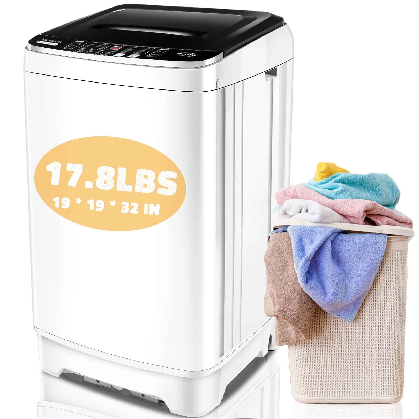 17 8Lbs Portable Washing Programs Apartment