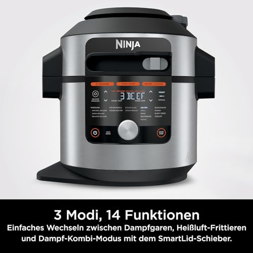 Ninja SmartLid Multikocher OL750EU Bratenthermometer Heißluftfritteuse