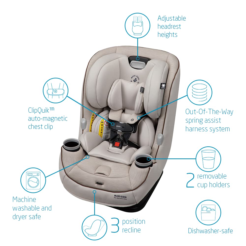 Maxi Cosi Convertible Rear Facing Forward Facing Booster