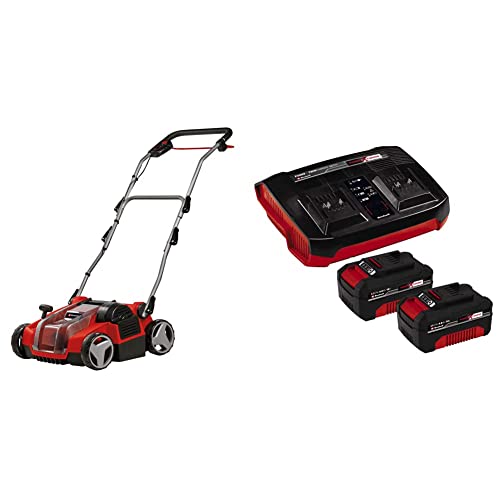 Einhell Akku Vertikutierer L%C3%BCfter Arbeitsbreite Messerwalze F%C3%BChrungsholm