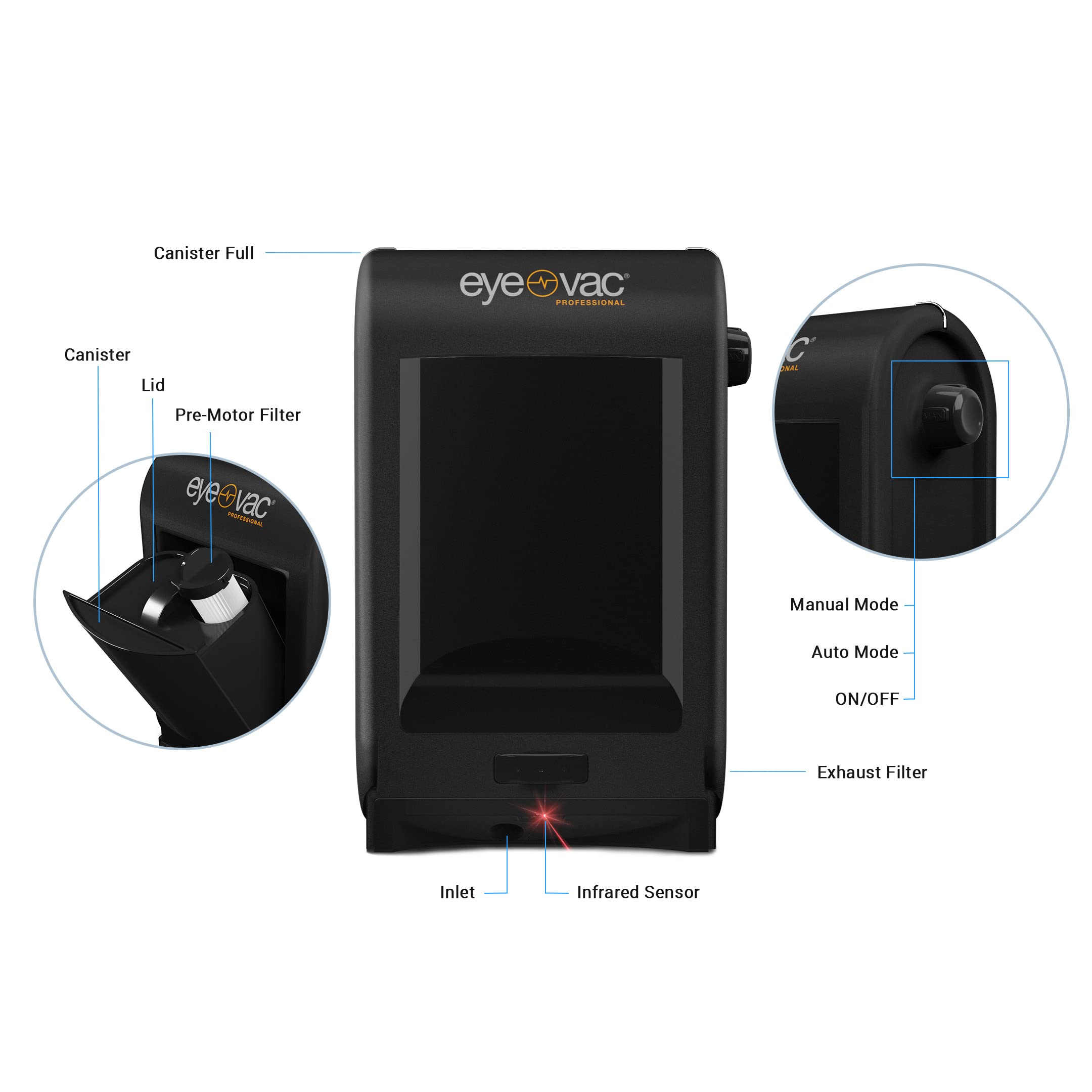 EyeVac PRO Touchless Vacuum Professional
