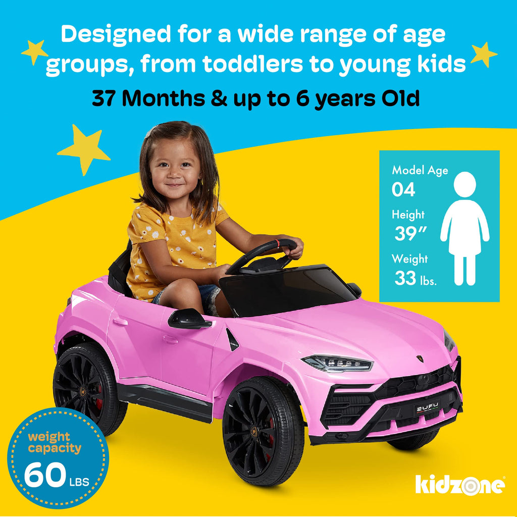 Kidzone Licensed Lamborghini Electric Suspension